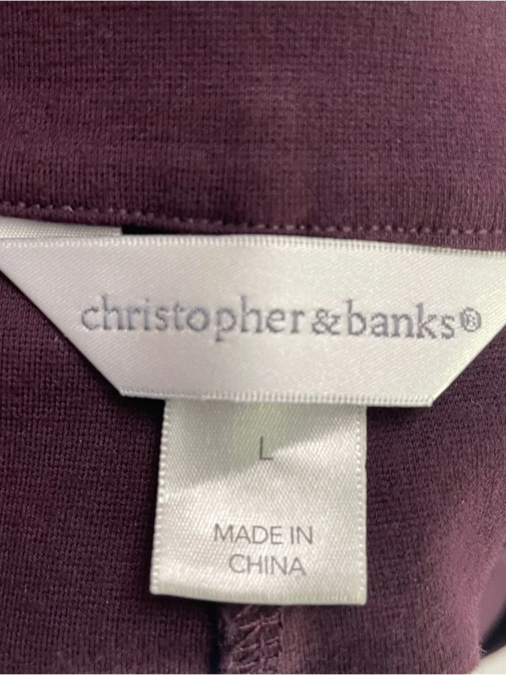 Christopher & Banks line silhouette