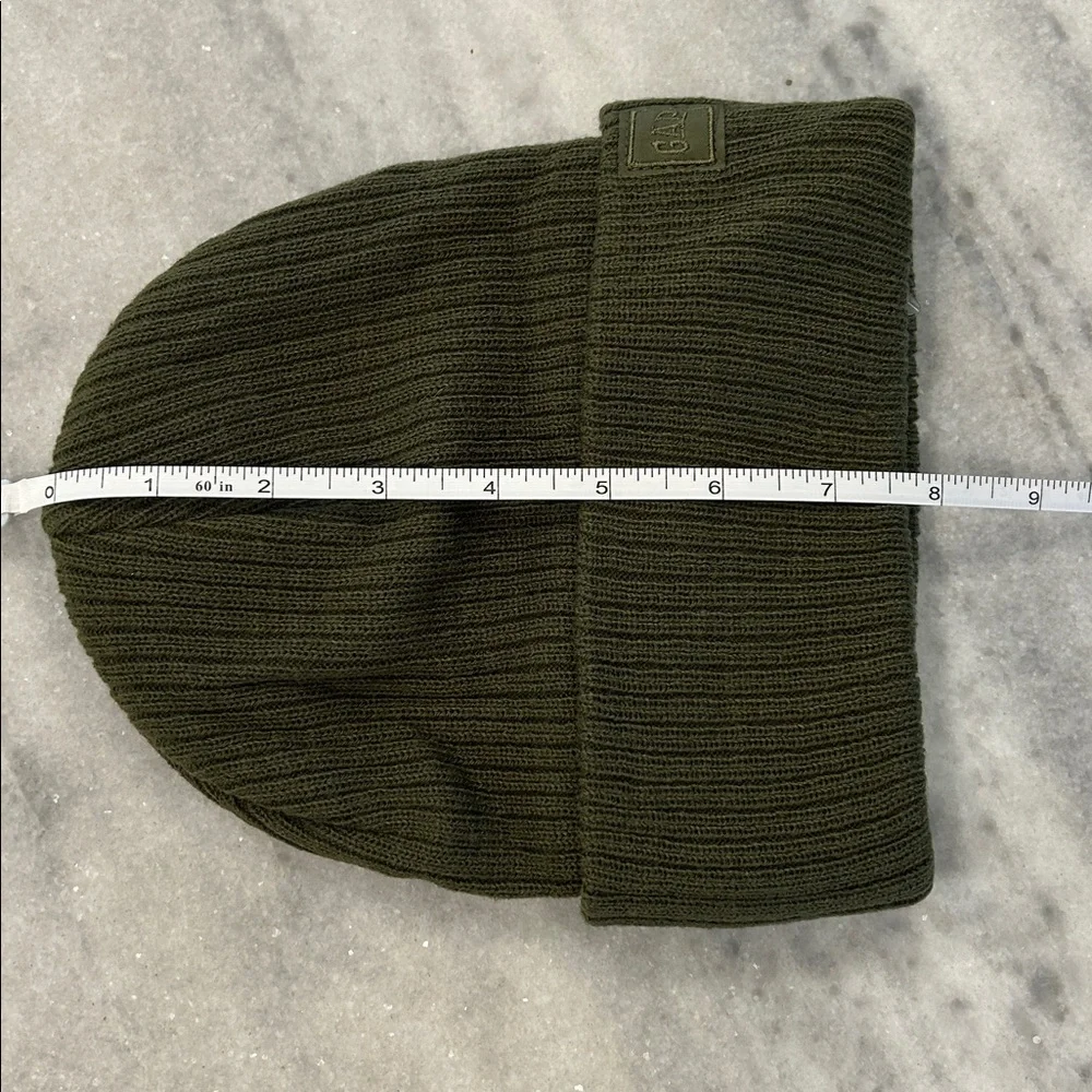 NWT Gap Youth Kids Beanie S/M Olive Green