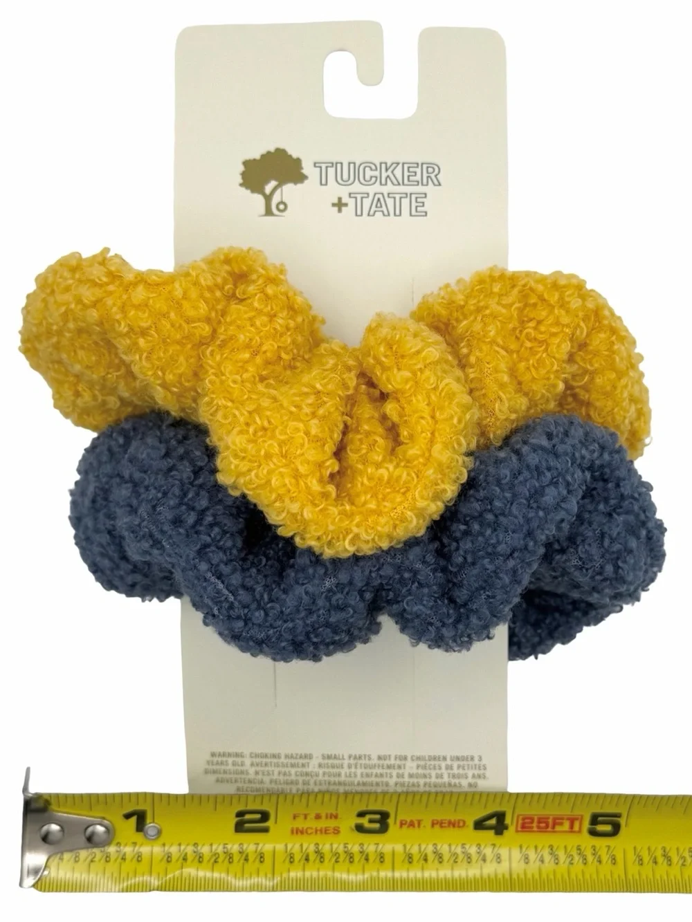 Tucker + Tate Sherpa Fleece Scrunchies 2-Pack Blue And Yellow