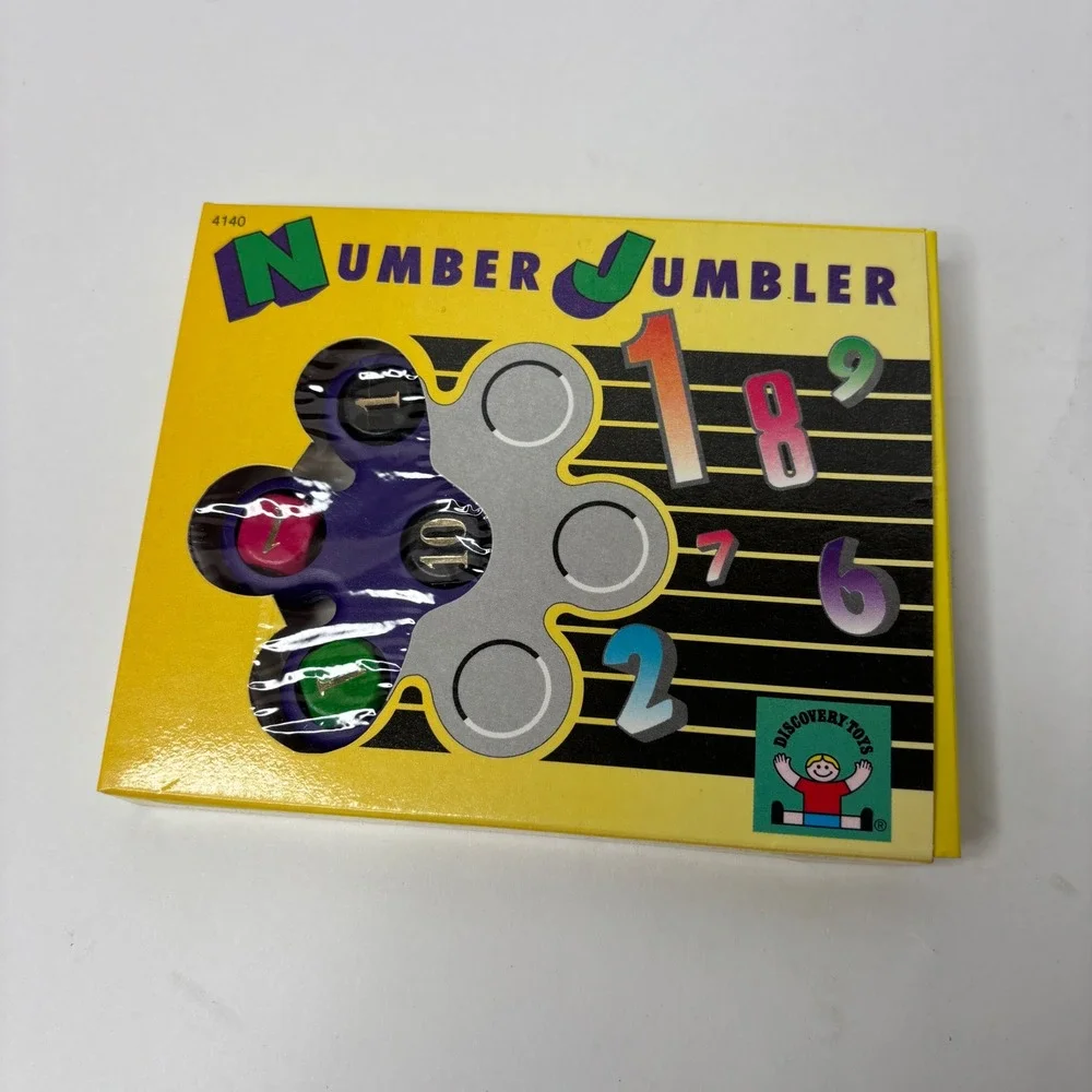 Discovery Toys Number Jumbler Math Game 4140 Educational STEM Toy Vintage 1993