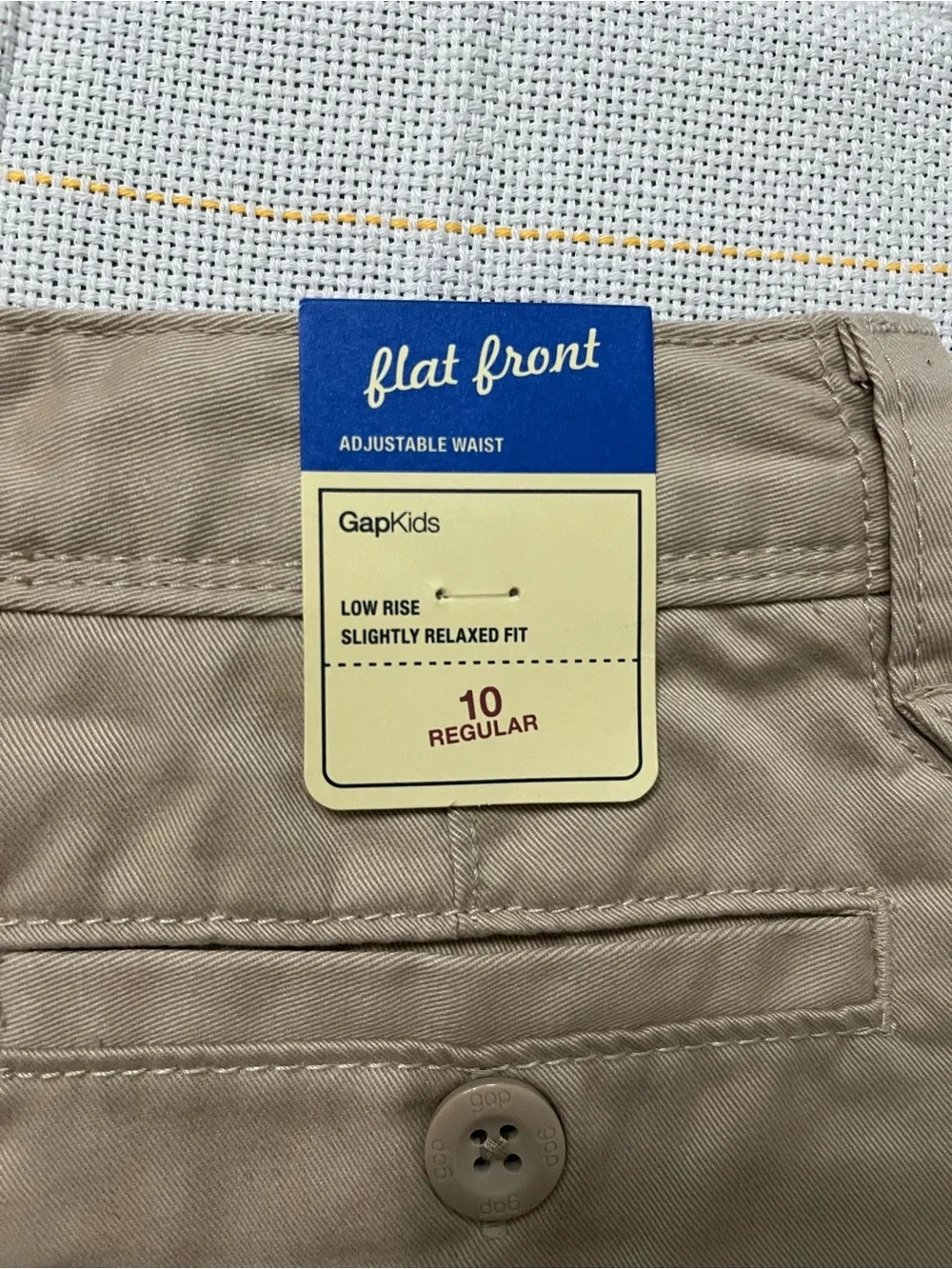 GAP Tan Kids Khaki Shorts with GAP SHIELD Tag