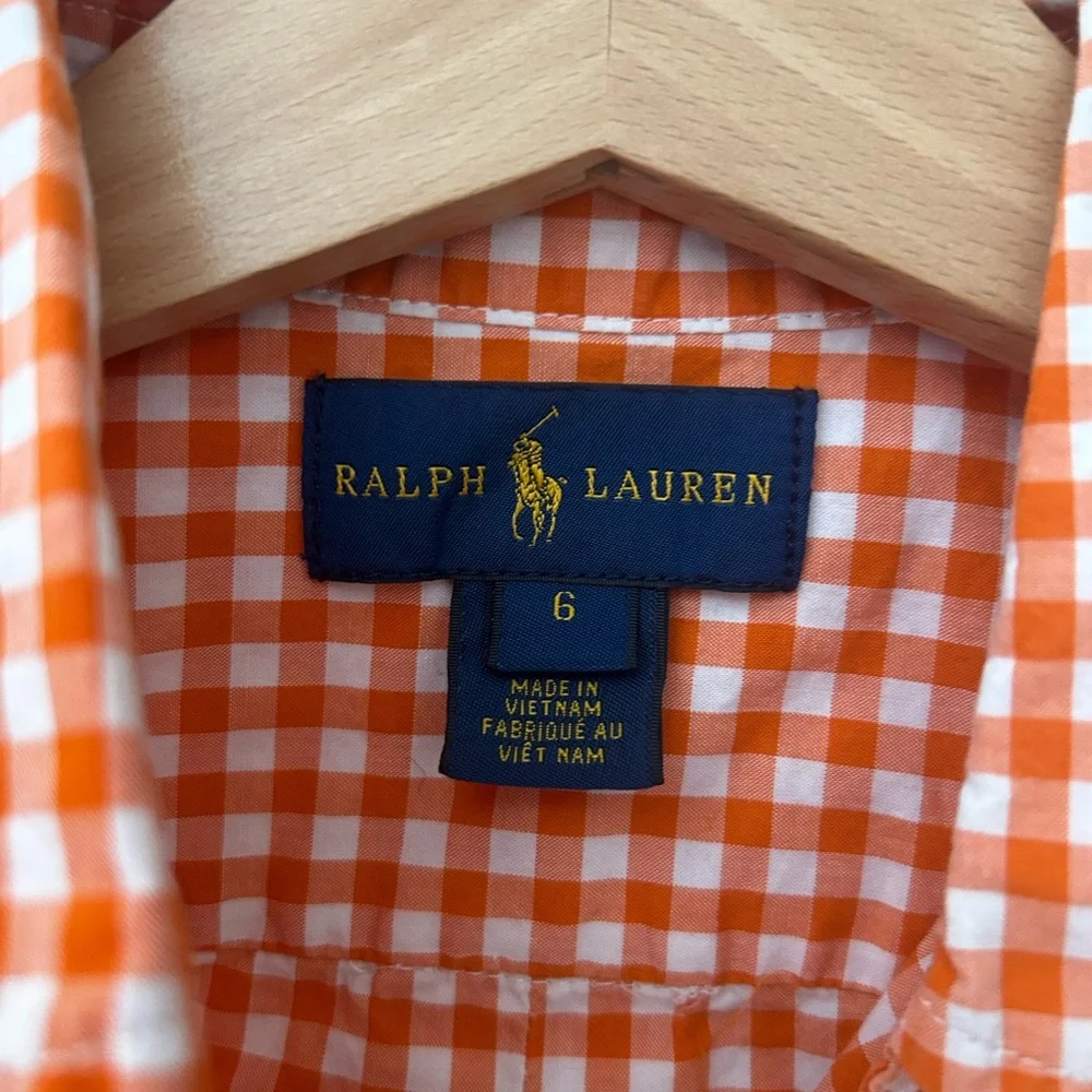 Ralph Lauren vibrant orange