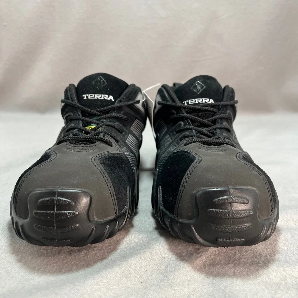 Terra Spider X Black Safety Shoes Composite Toe Slip Resistant Work Industrial 8