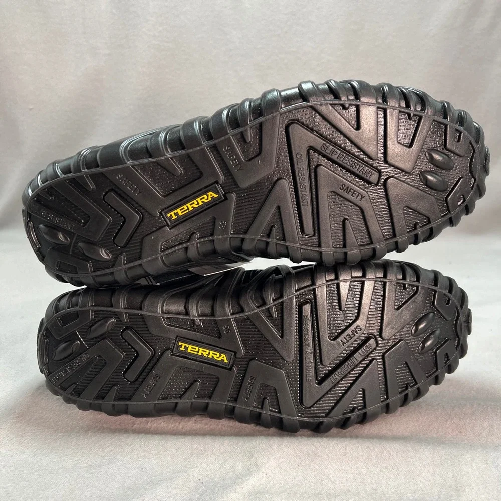 Terra Spider X Black Safety Shoes Composite Toe Slip Resistant Work Industrial 8