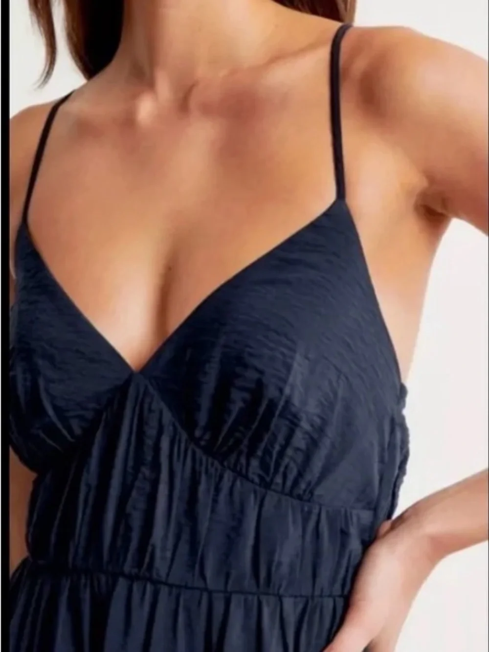 Abercrombie & Fitch flowing tiered