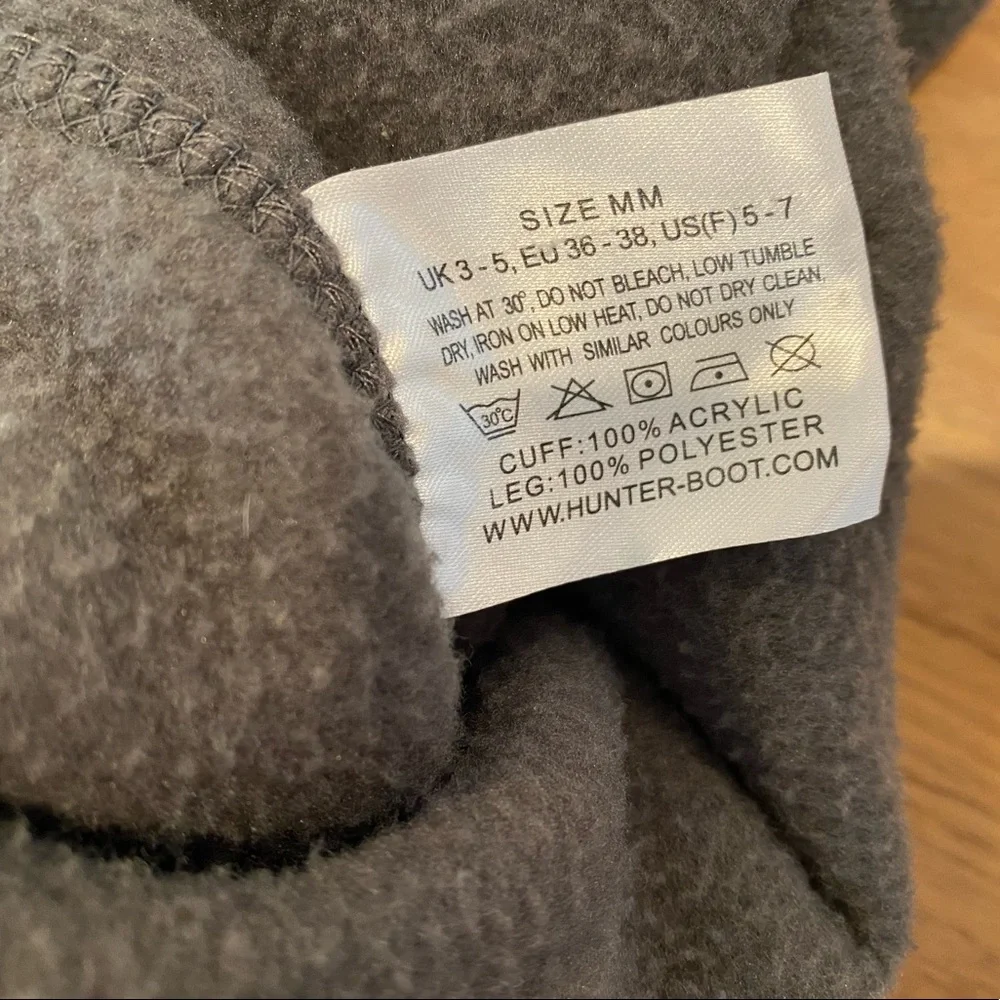 Hunter socks size