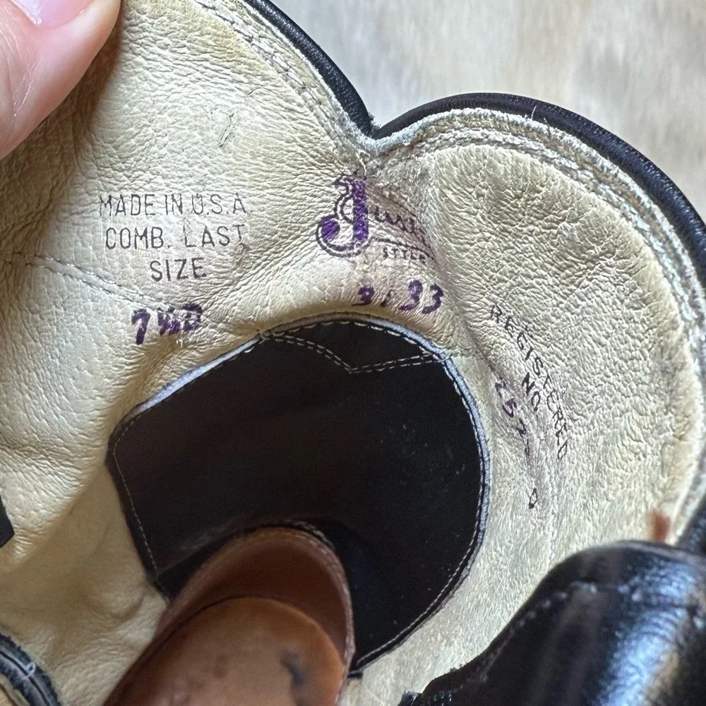 Justin Boots men worn
