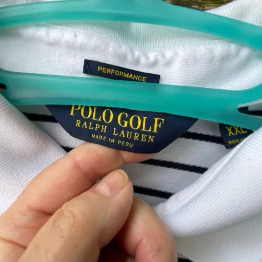 Polo Golf Ralph Lauren size XXL striped polo.