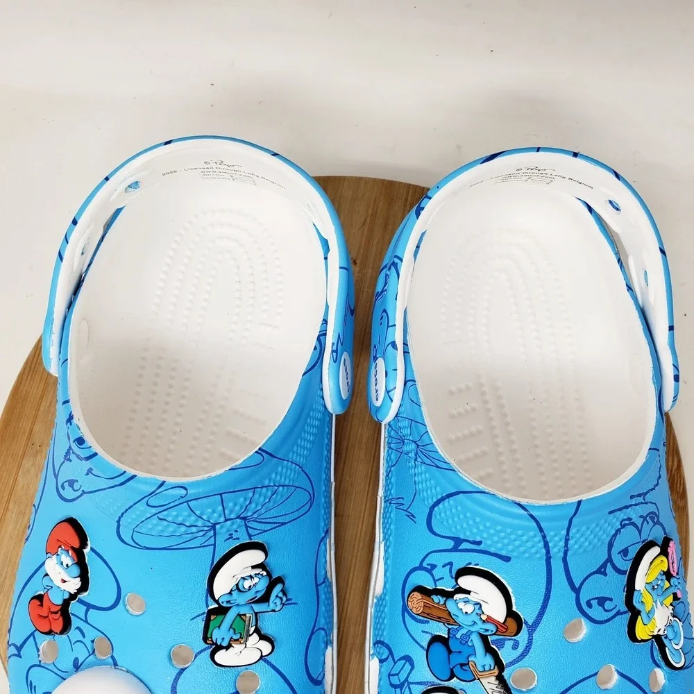 CROCS smurfs sandals