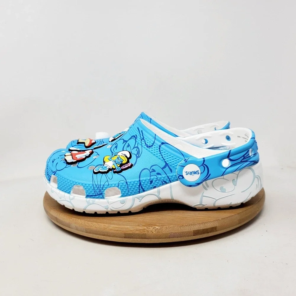 CROCS smurfs sandals