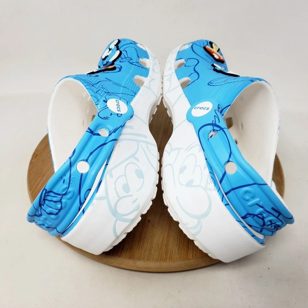 CROCS smurfs sandals