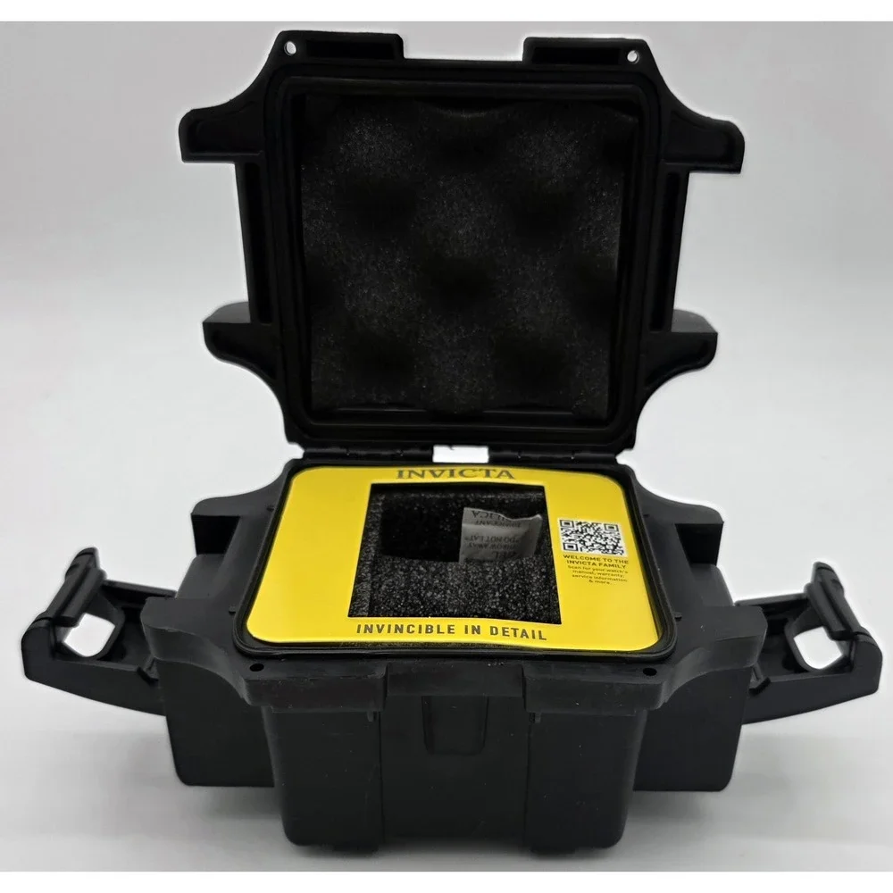 Invicta Watch‎ Single Slot Hard Case Watch Storage Diver Box Black Box Only New
