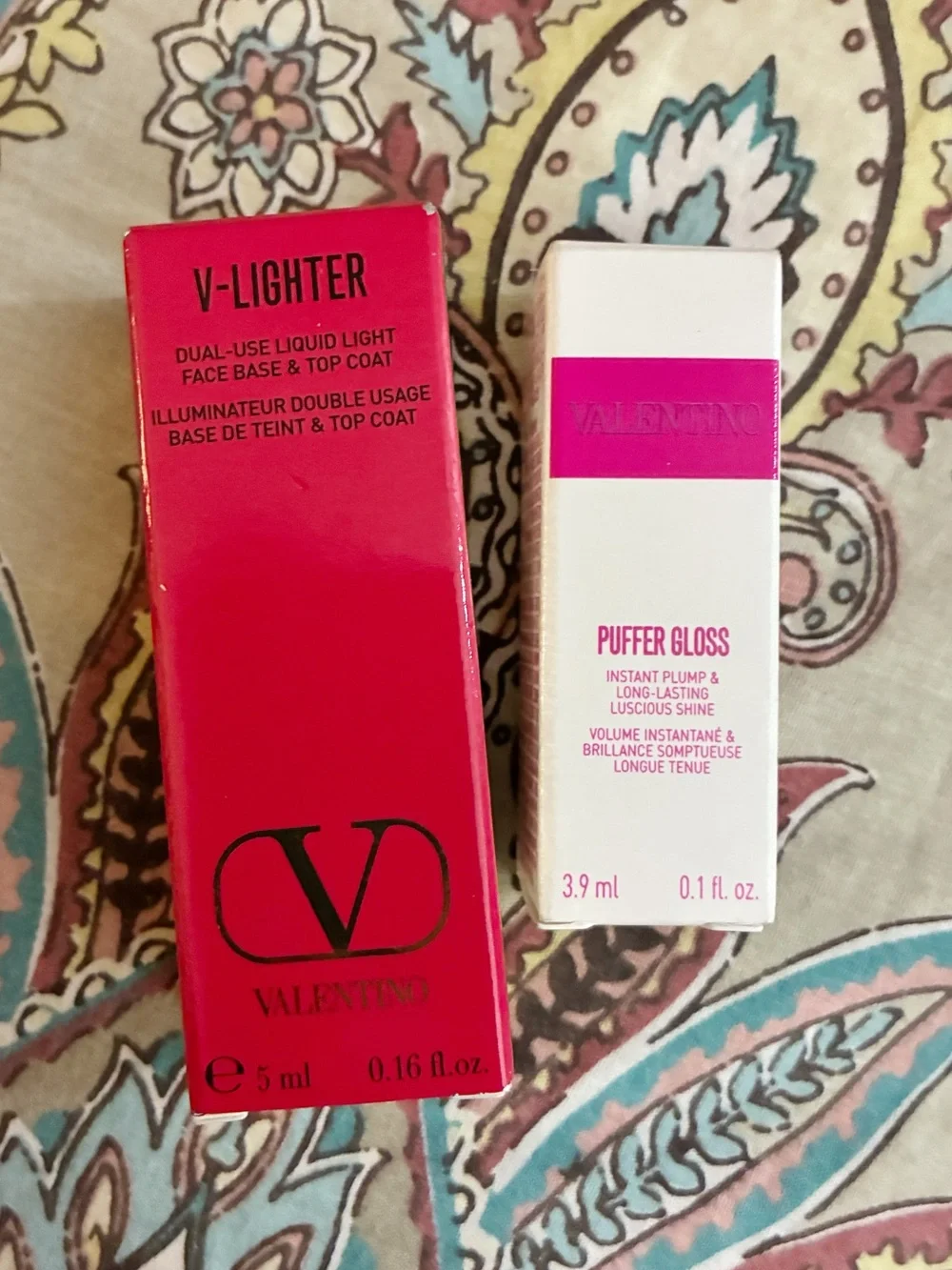 Valentino Highlighter/Primer & Lipgloss Pair