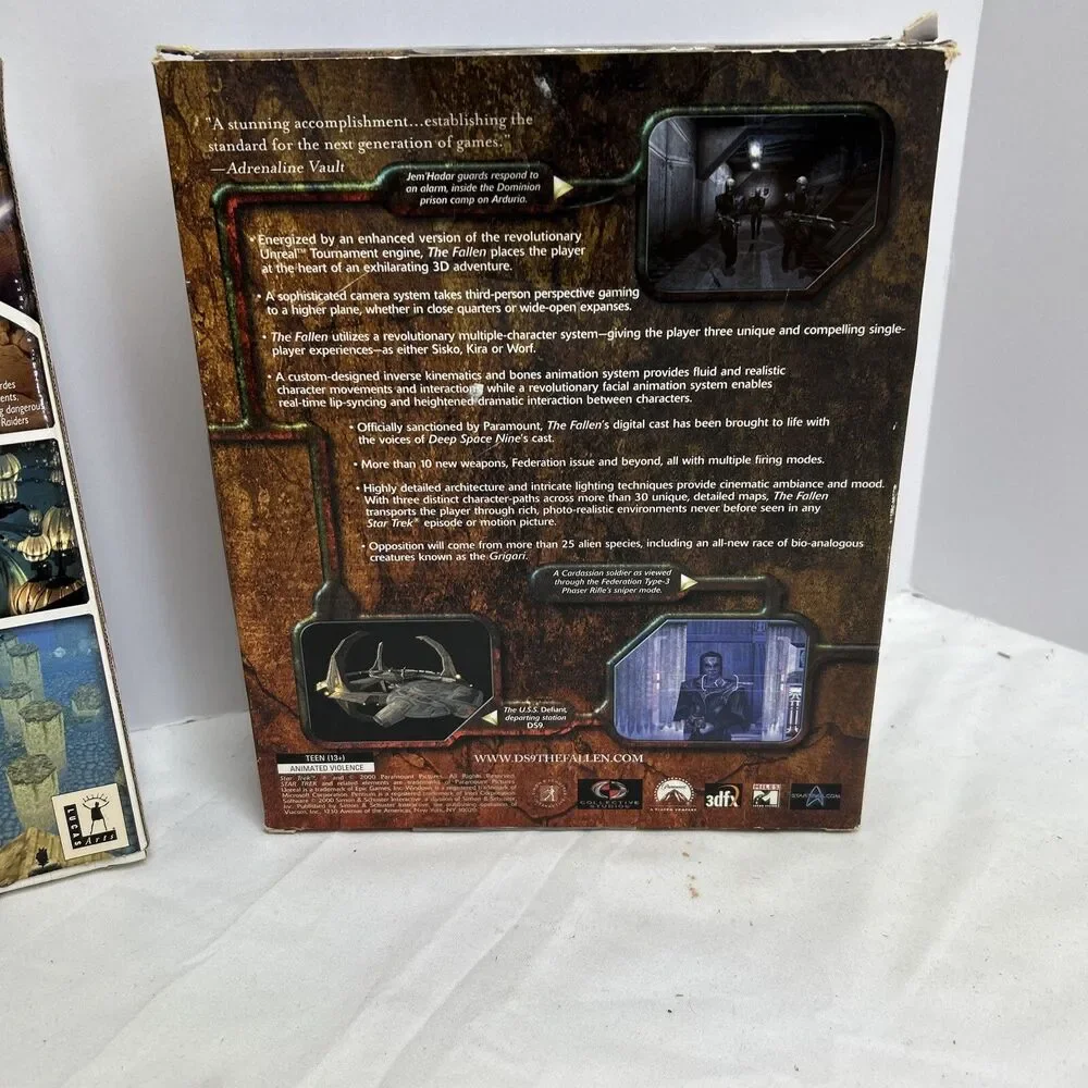 🔥LOT OF 2‎ - STAR WARS PC GAMES - EPISODE 1 & THE FALLEN VGC