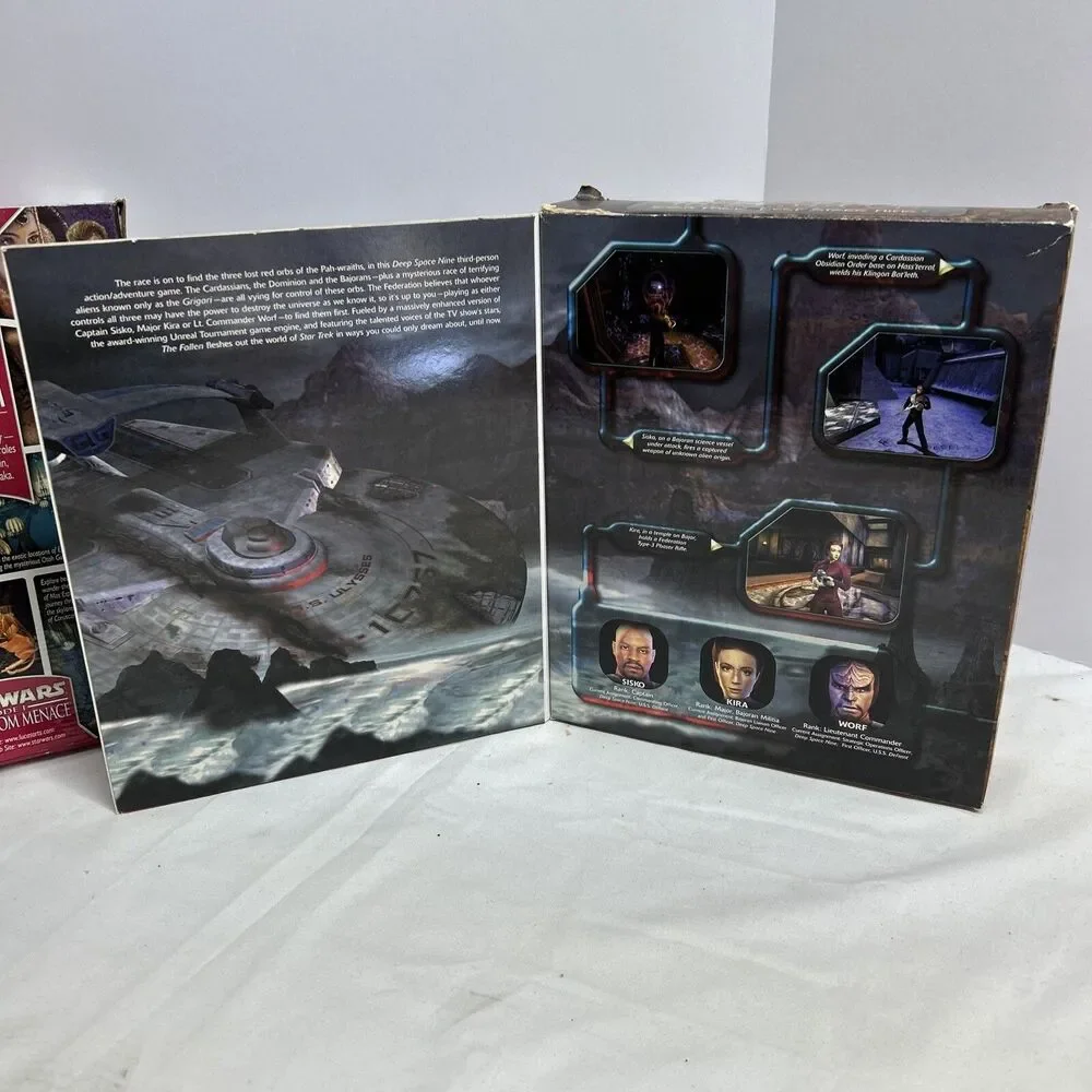 🔥LOT OF 2‎ - STAR WARS PC GAMES - EPISODE 1 & THE FALLEN VGC