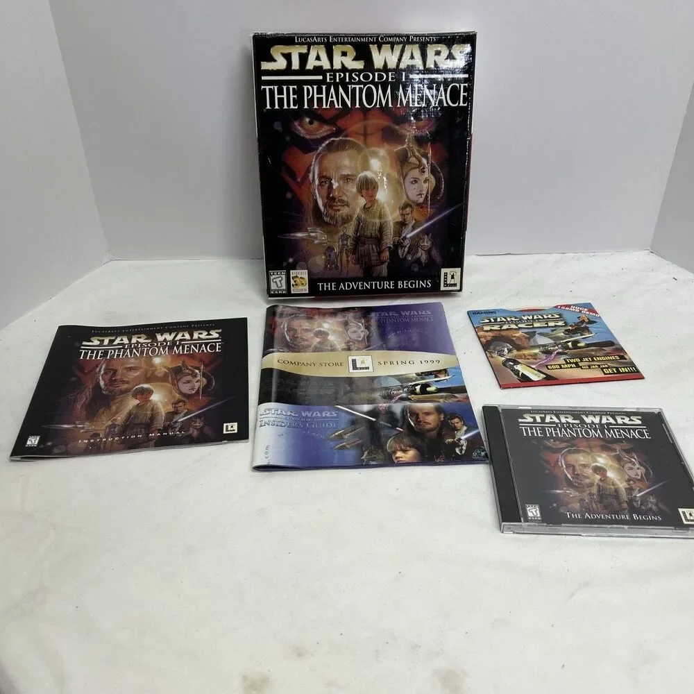🔥LOT OF 2‎ - STAR WARS PC GAMES - EPISODE 1 & THE FALLEN VGC