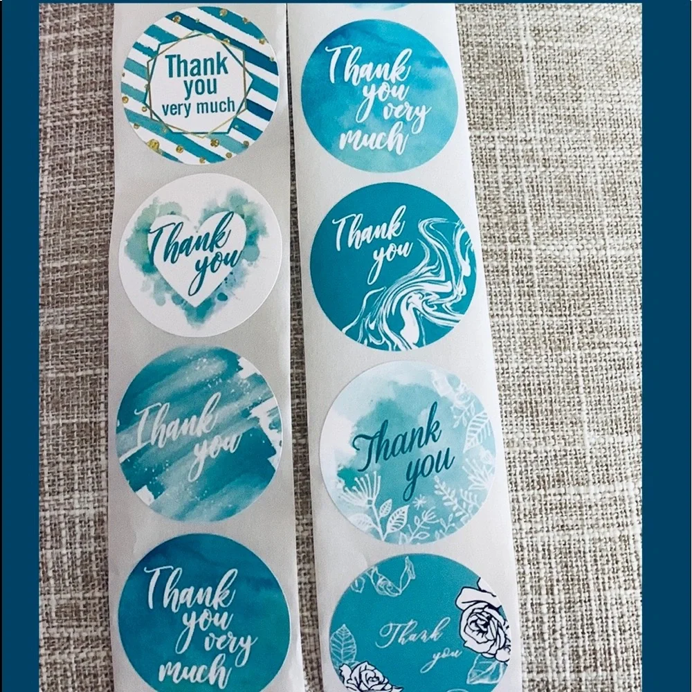 100 ~1.5” Thank You Boutique Stickers 🌟🆕🌟 2 For $15(Bundle & Save)