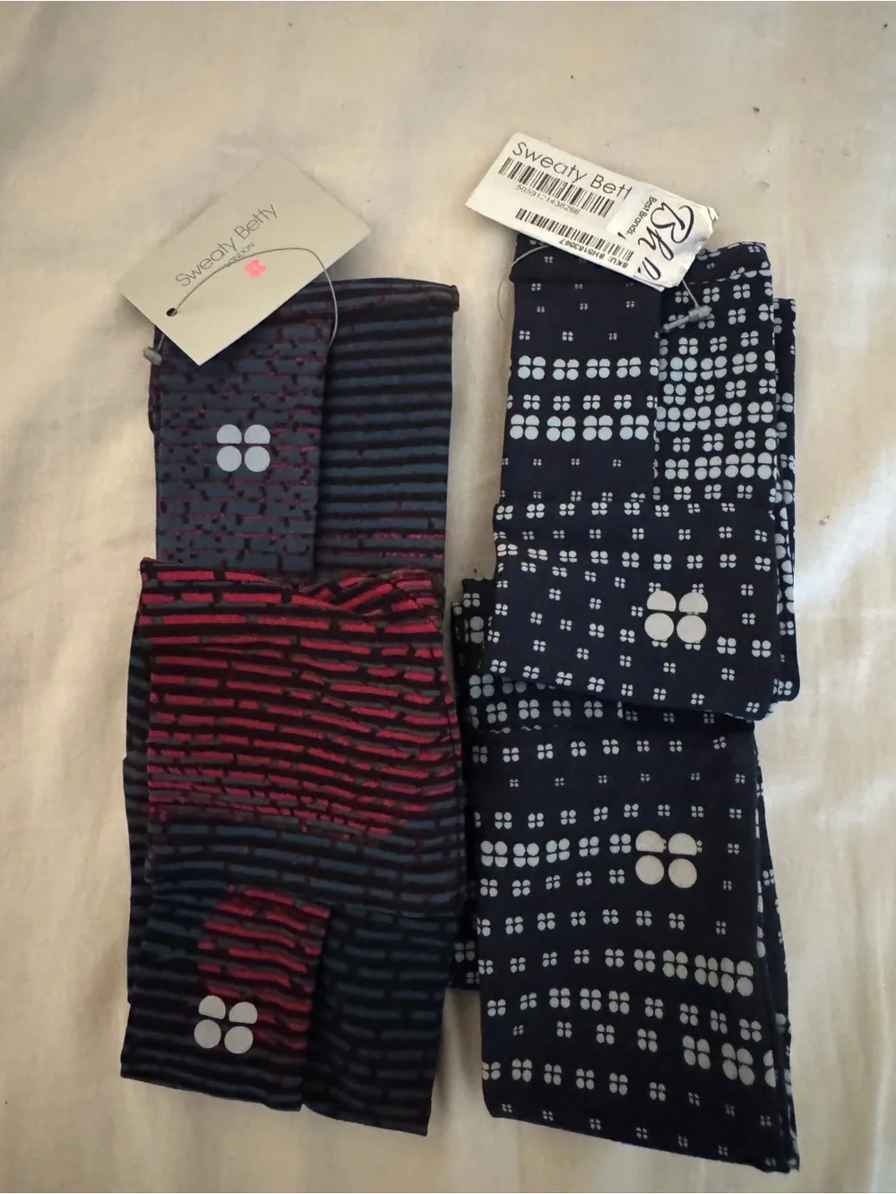 New Set of 4 Sweaty Betty Power Headbads