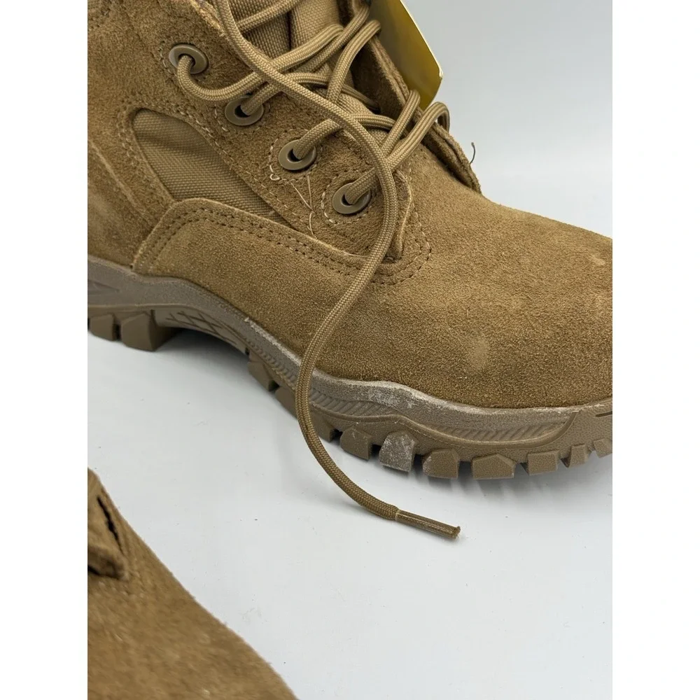 Belleville C312ST Hot Weather Steel Toe Tactical Boots Men's Size 5.5W Brown USA