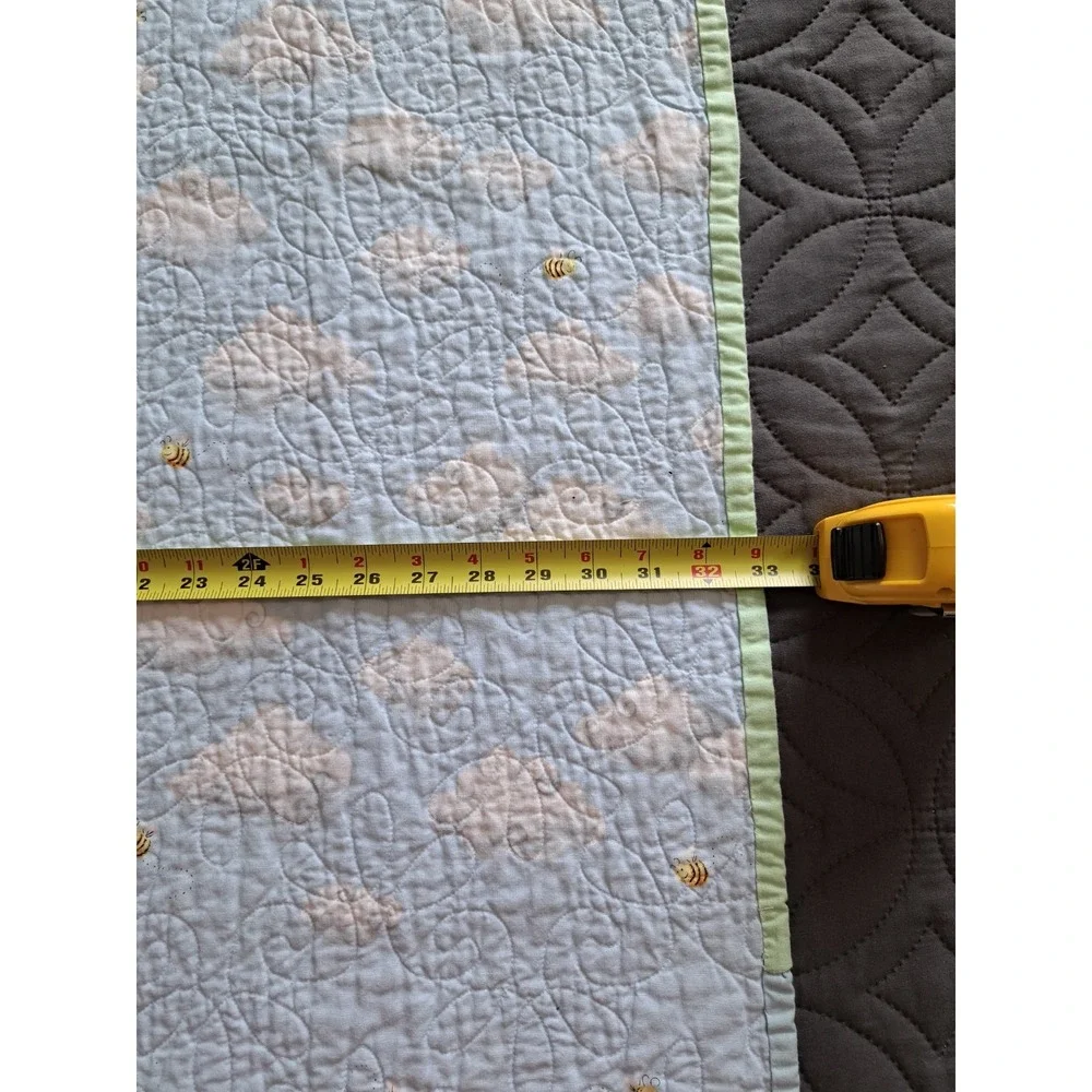 Vintage Hens And Chickens Throw‎  Quilt Hand quilted 38x33