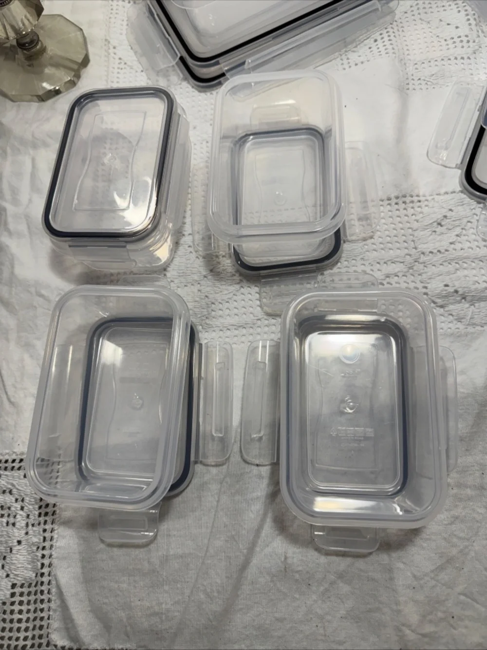 Plastic Storage Containers with snap lids