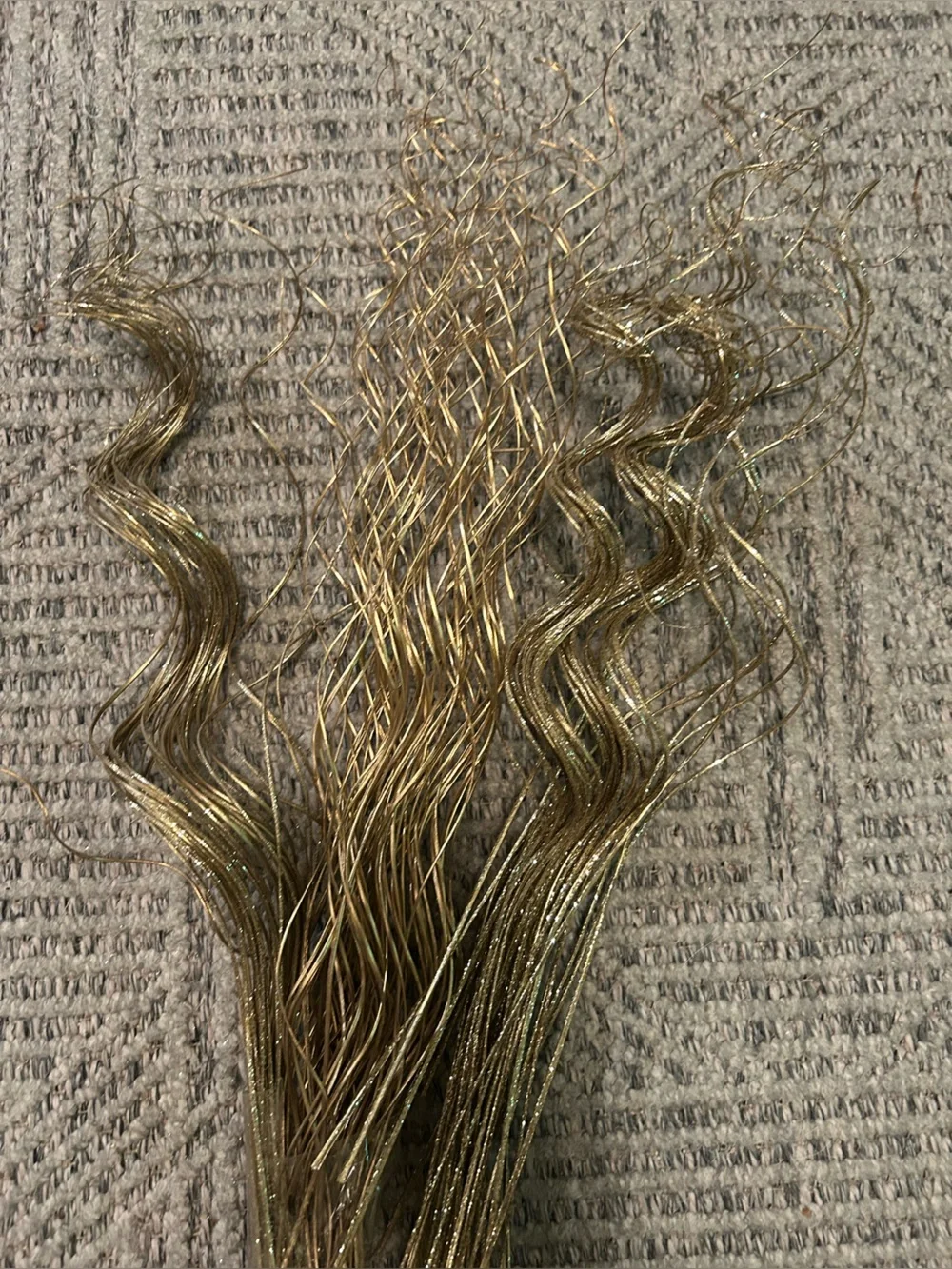 N/A gold sparkly
