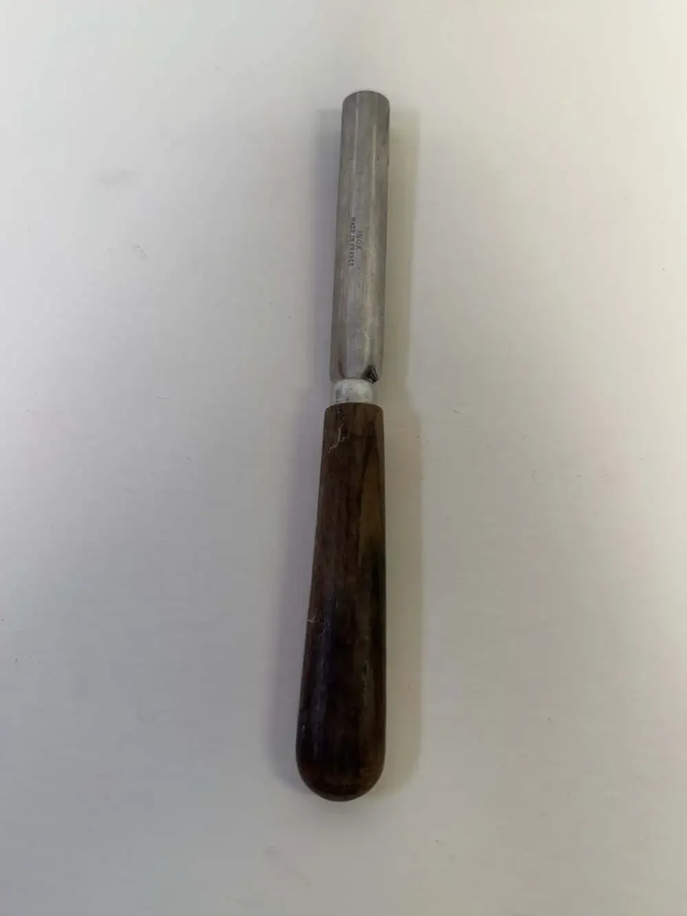 Vintage French‎ Inox Stainless Steel Butter Curler with Wood Handle