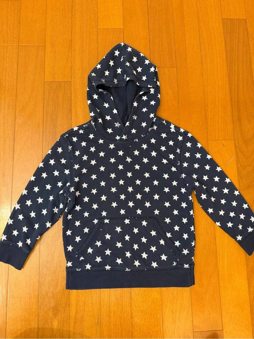 Old Navy Navy Hoodie with White Star Print