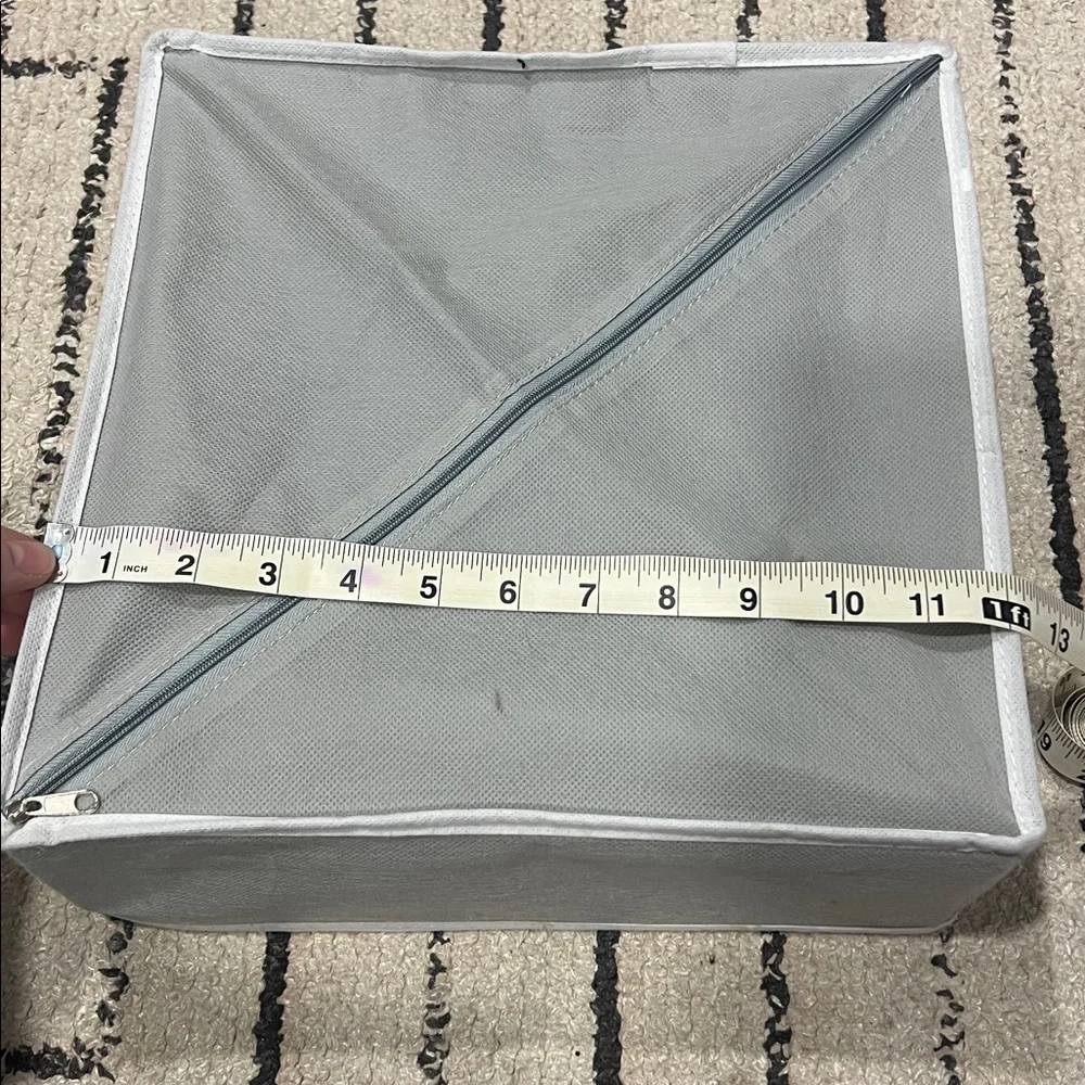 Gray Fabric Drawer Organizer