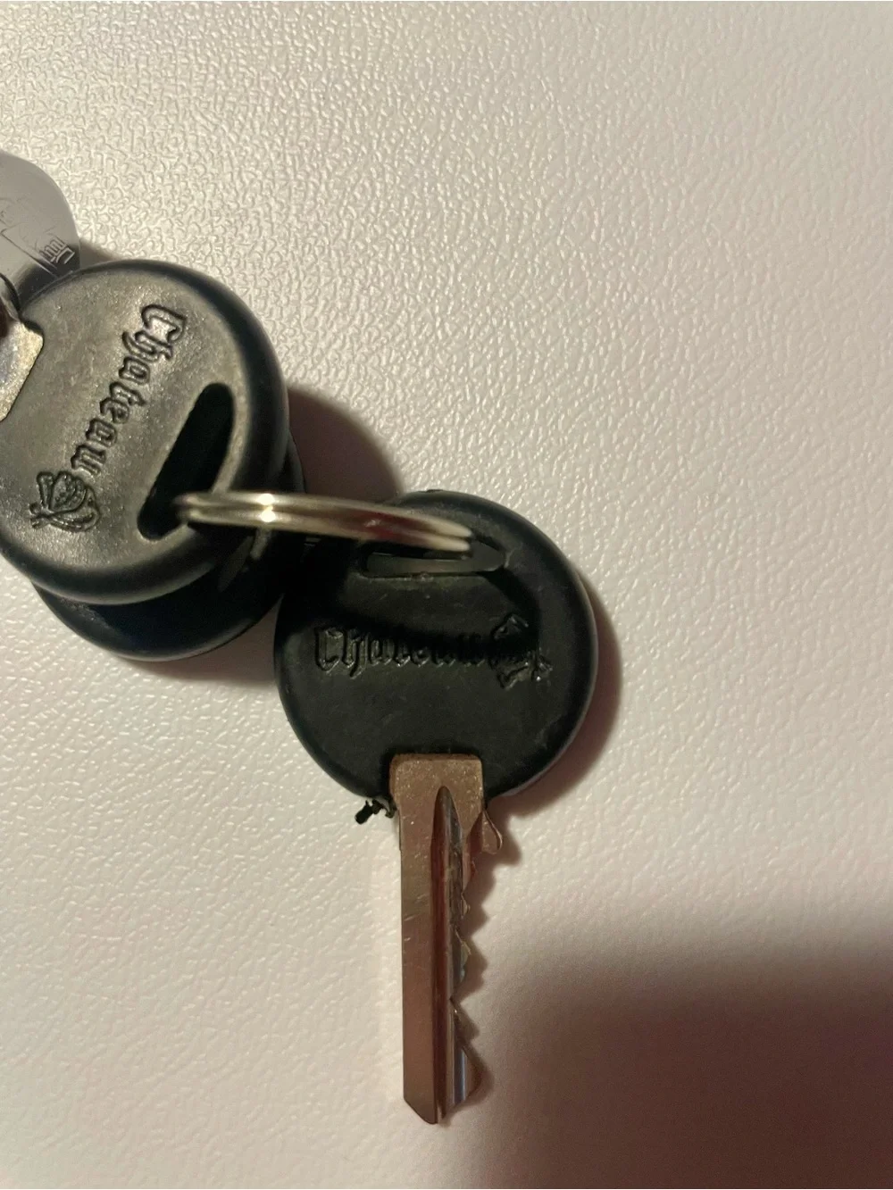 Chateau Short Bezel Cylinder Storage Unit Lock w/ 3 Keys 1.5