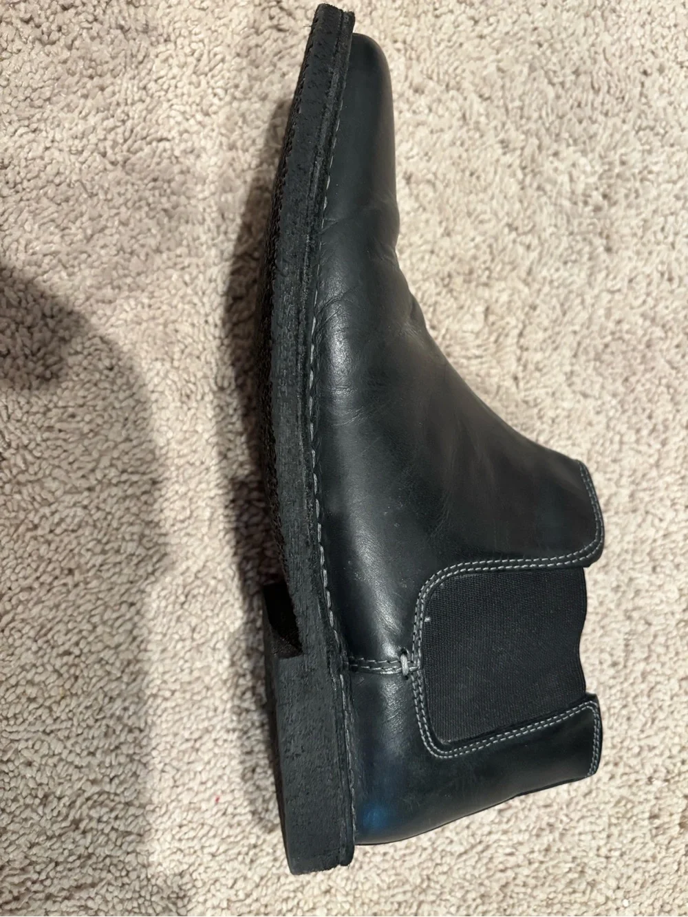 Kenneth Cole Reaction Black Leather Chukka Boots