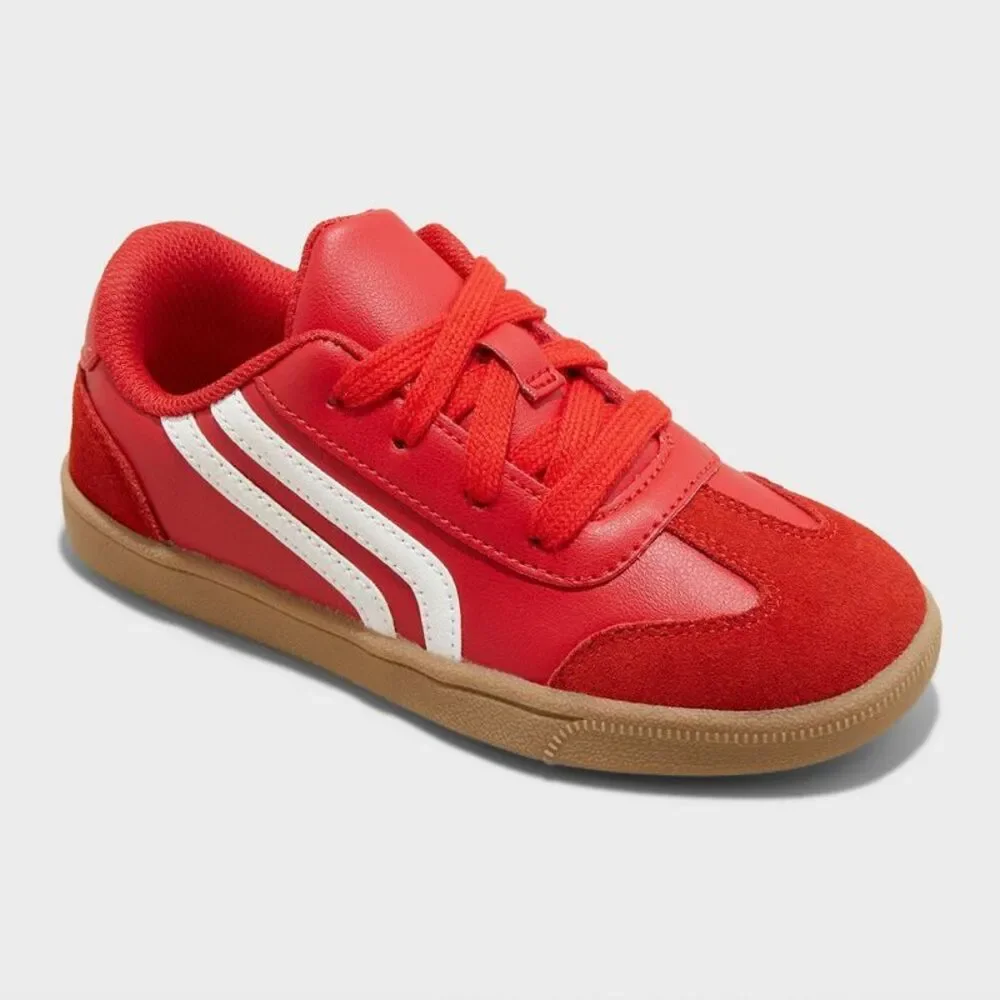 Cat & Jack - Kids' Boston Court Sneakers - Cat & Jack Red 2: La Red