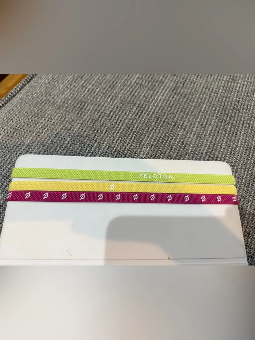Peloton Packable Headbands - Lime, Yellow & Magenta
