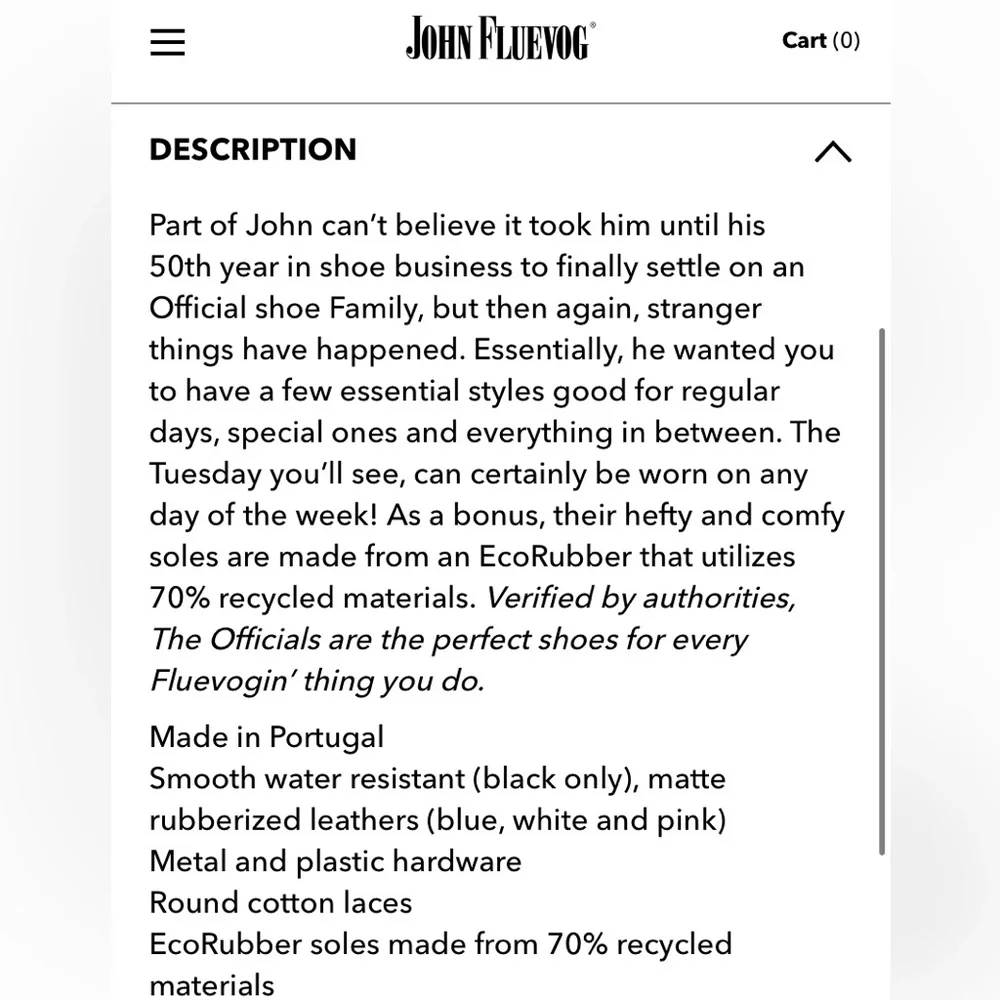 John Fluevog reposhing this