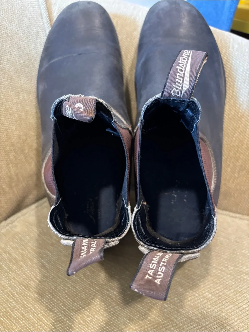 Blundstone leather tabs silhouette