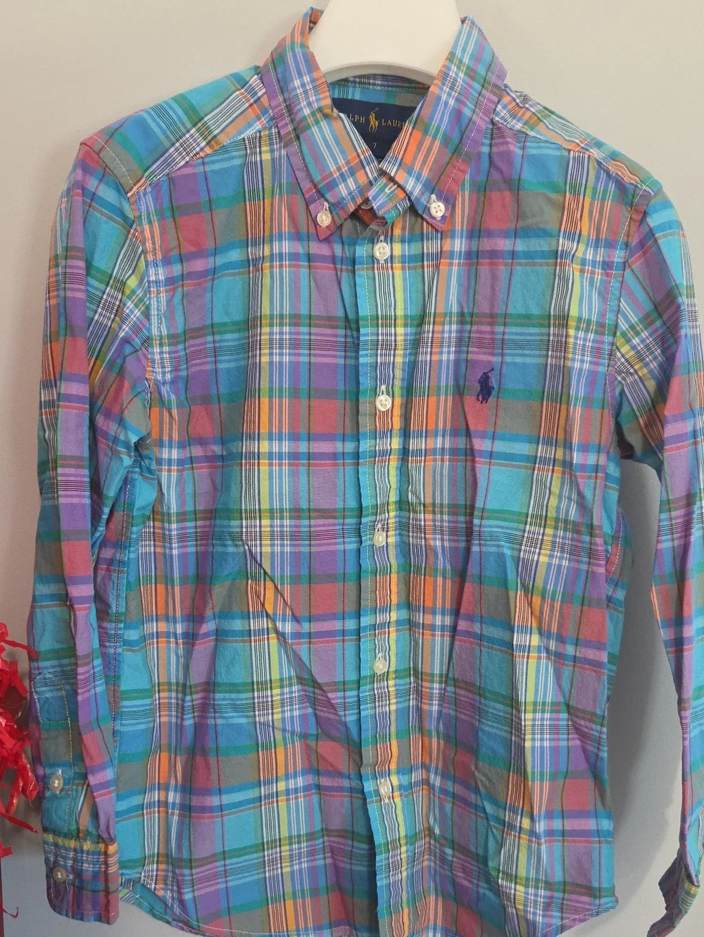 Ralph Lauren Multicolor Plaid Button-Down Shirt - Boy's