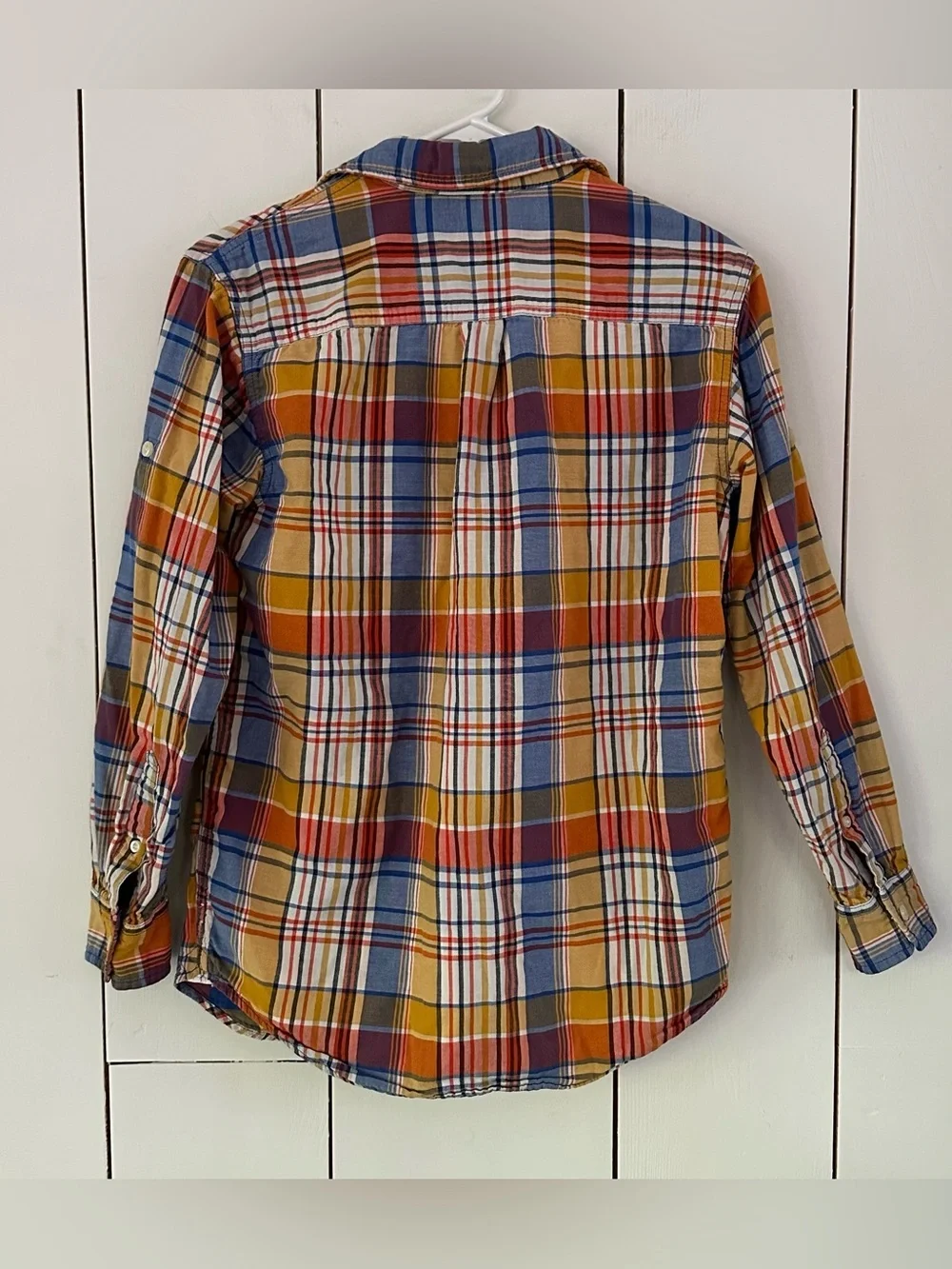GAP madras plaid