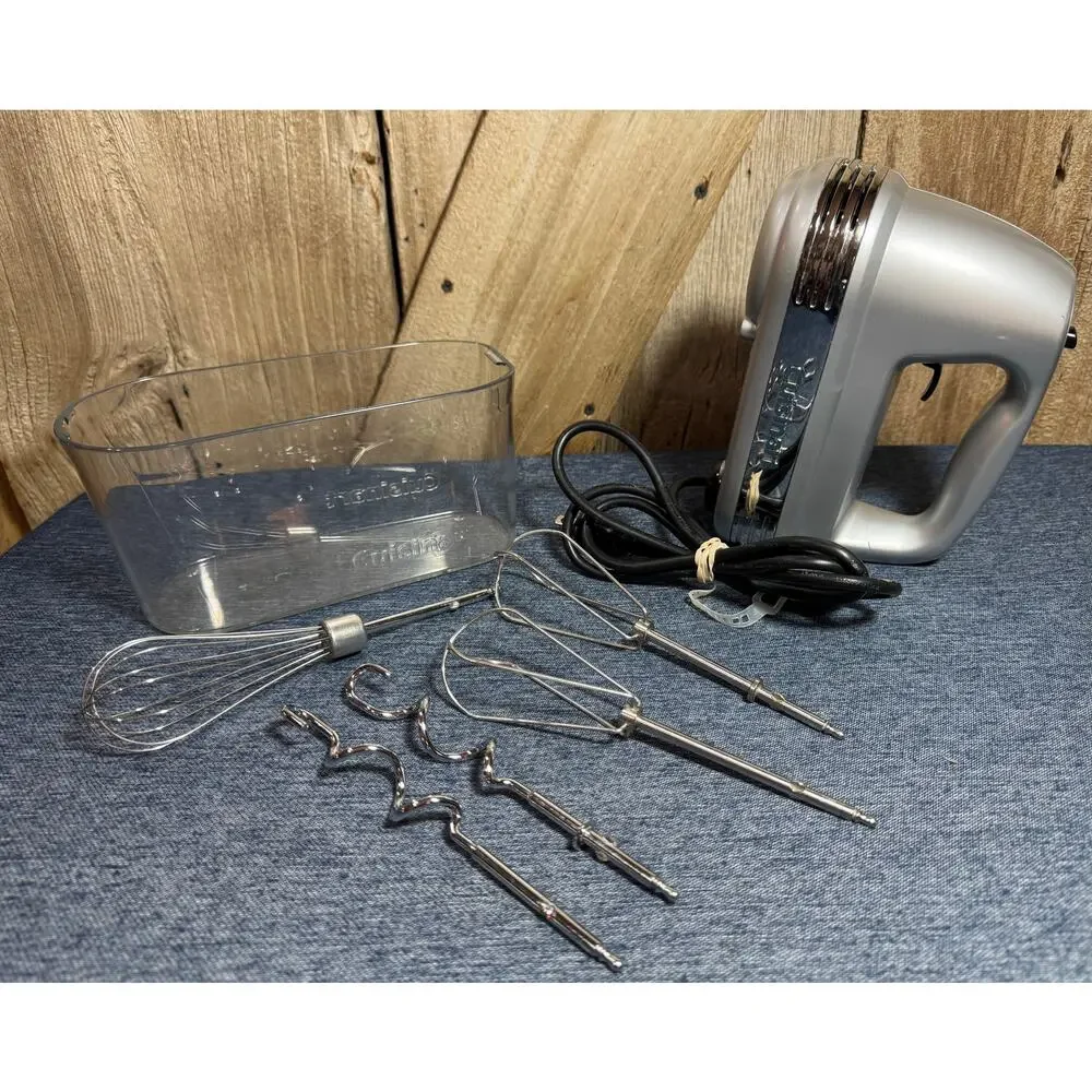Cuisinart Power Advantage PLUS 9-Speed Hand Mixer in Brushed Chrome Storage Case