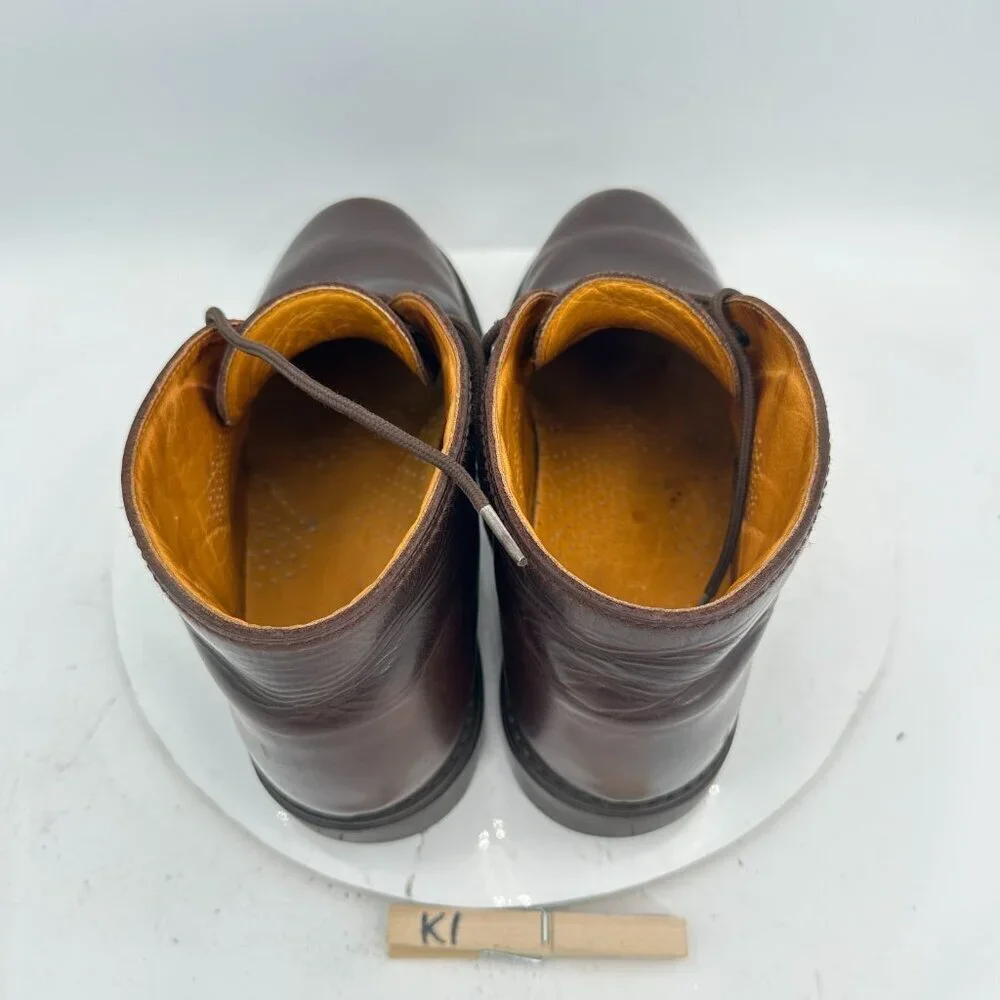 Panama Jack Havana Joe Men Size EU 44 US 10 Brown Leather Ankle Lace Up Boot
