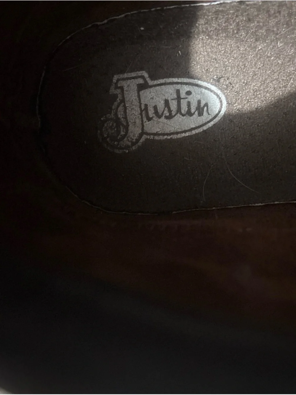 Justin Boots rugged padded up