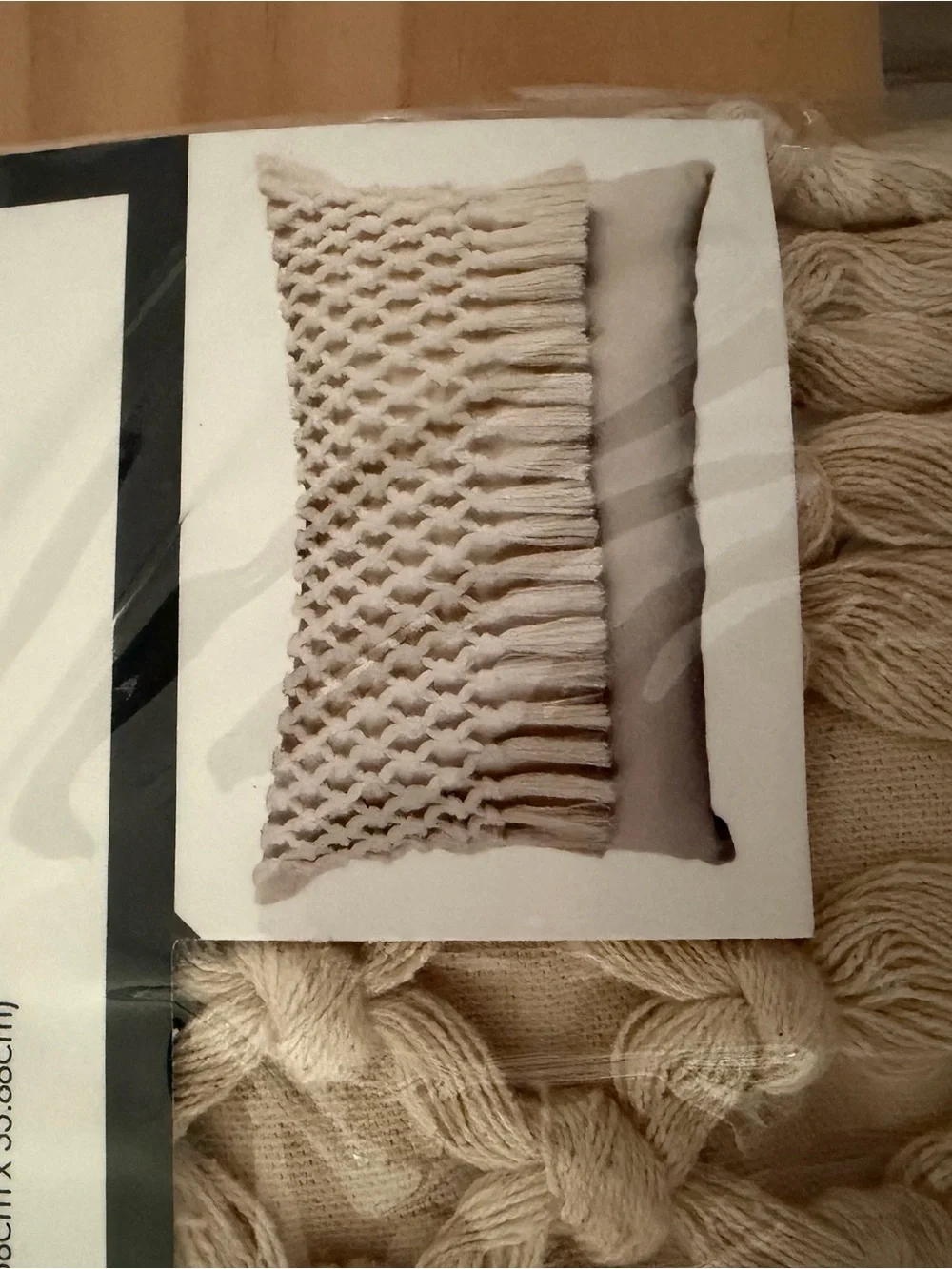 Merchant cream macrame