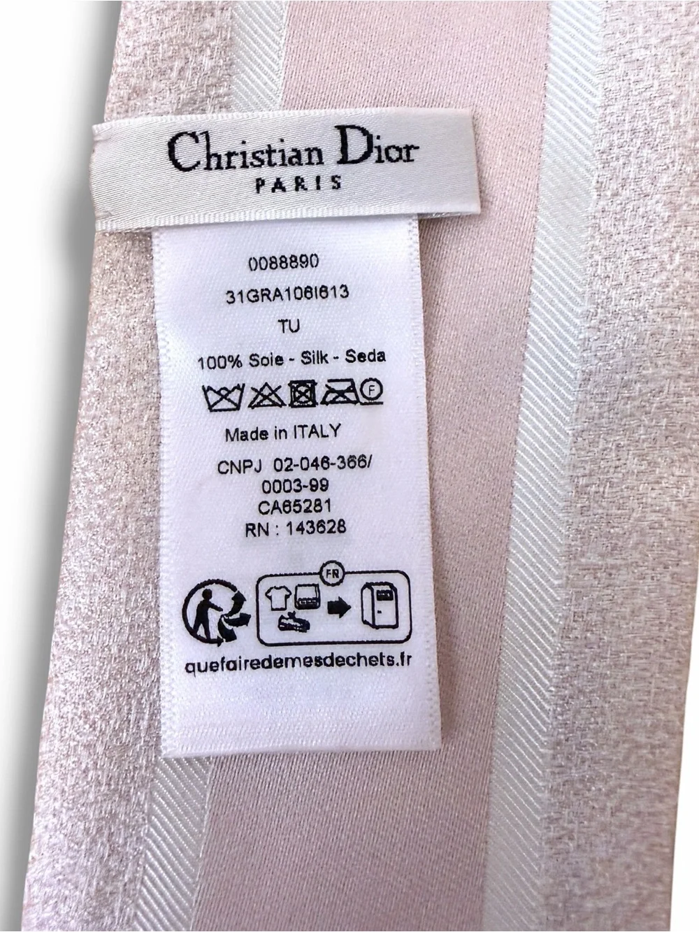 Dior authentic christian