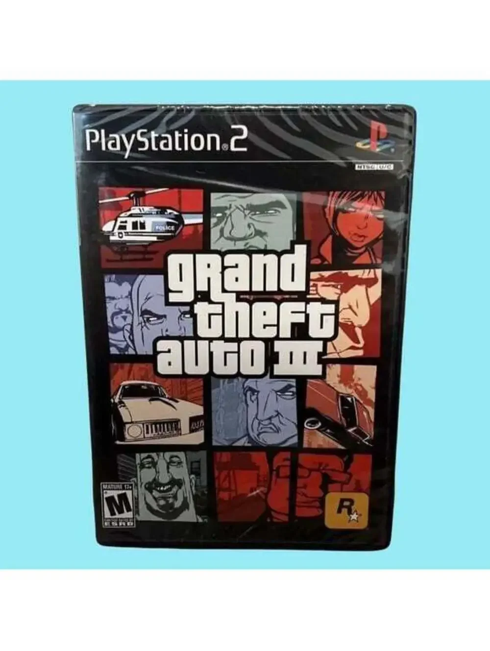 Grand Theft Auto 3 III Playstation 2 PS2 Game Brand New Sealed Black Label