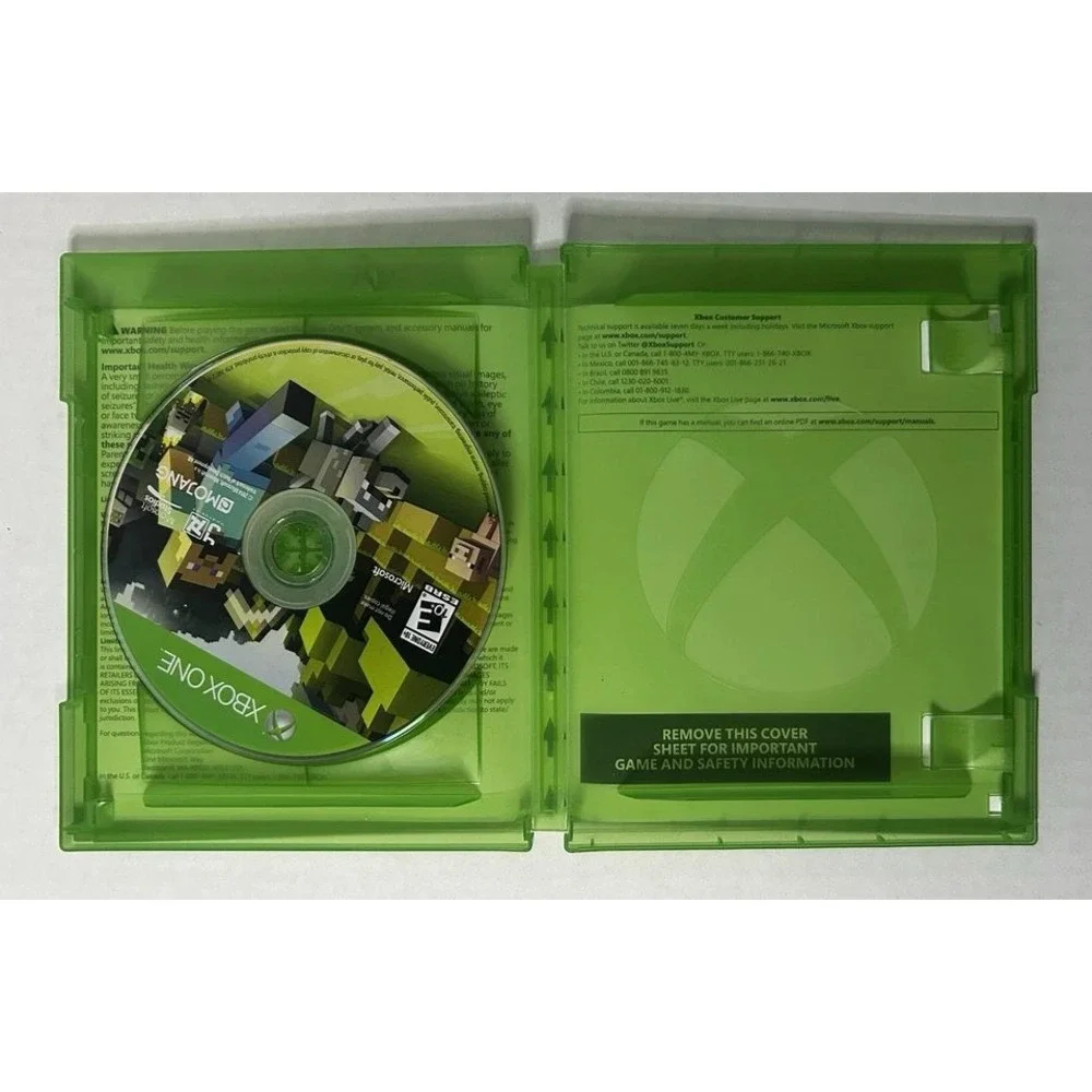 Minecraft Xbox One Edition Microsoft Mojang Sandbox Game Physical Disc