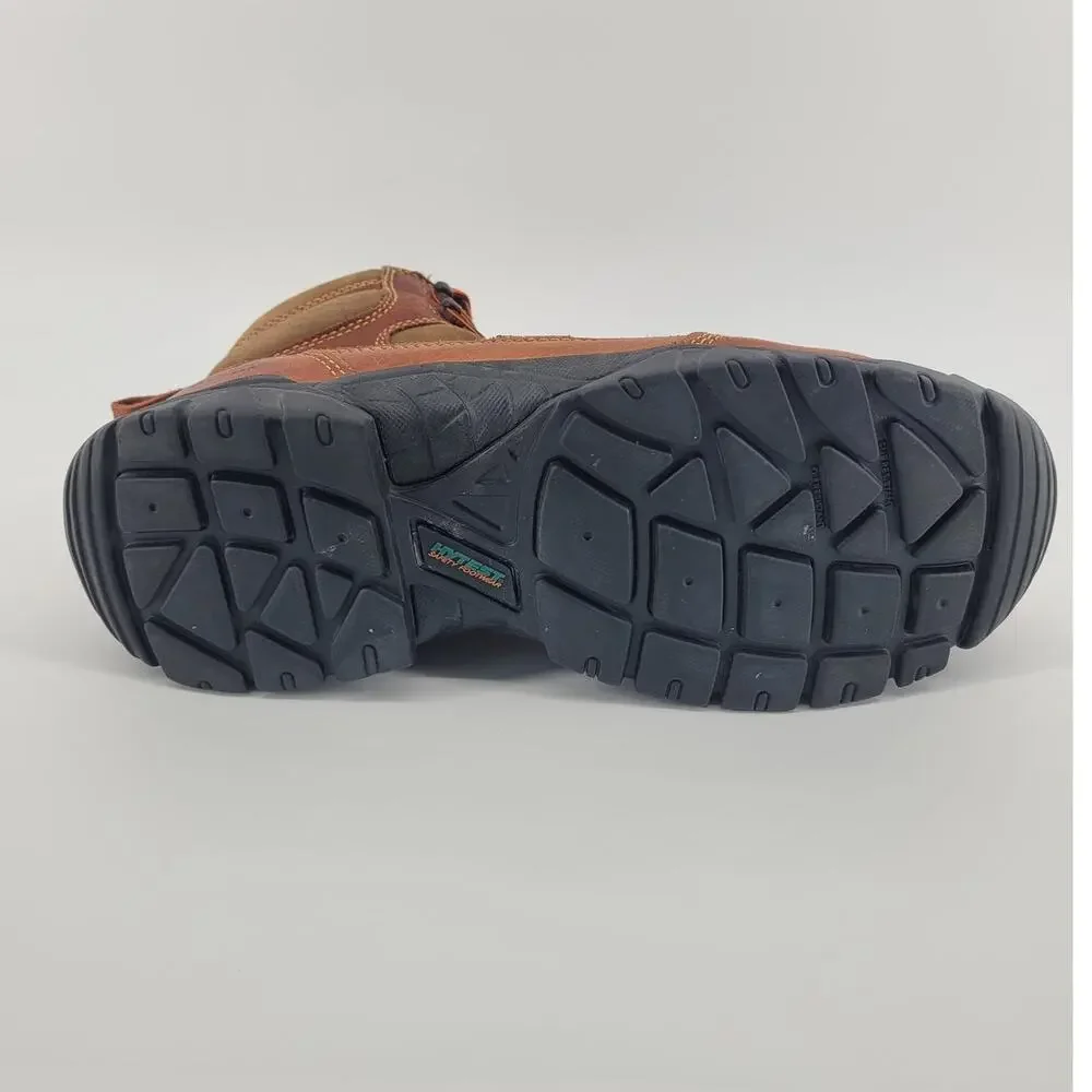 Hytest Apex Waterproof Composite Toe Work Boots 11.5W Brown Construction Safety