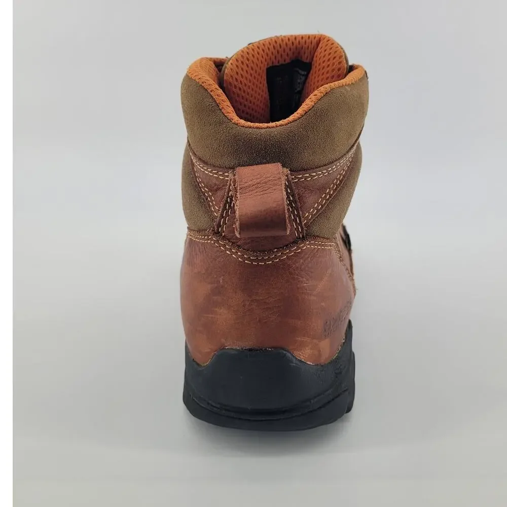 Hytest Apex Waterproof Composite Toe Work Boots 11.5W Brown Construction Safety