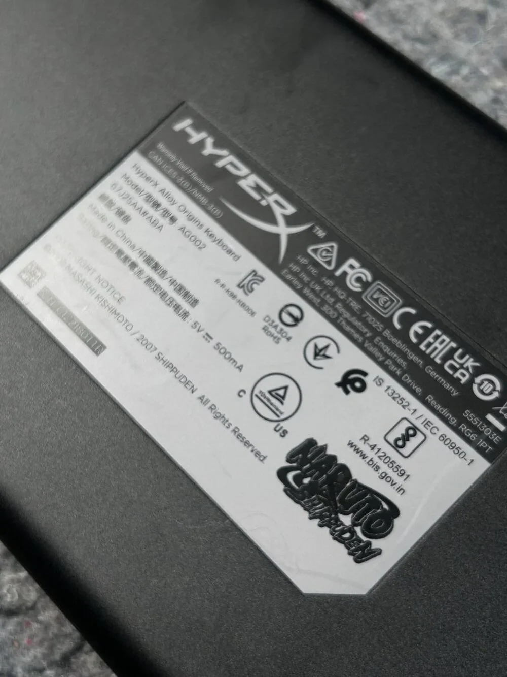 Hyperx body size