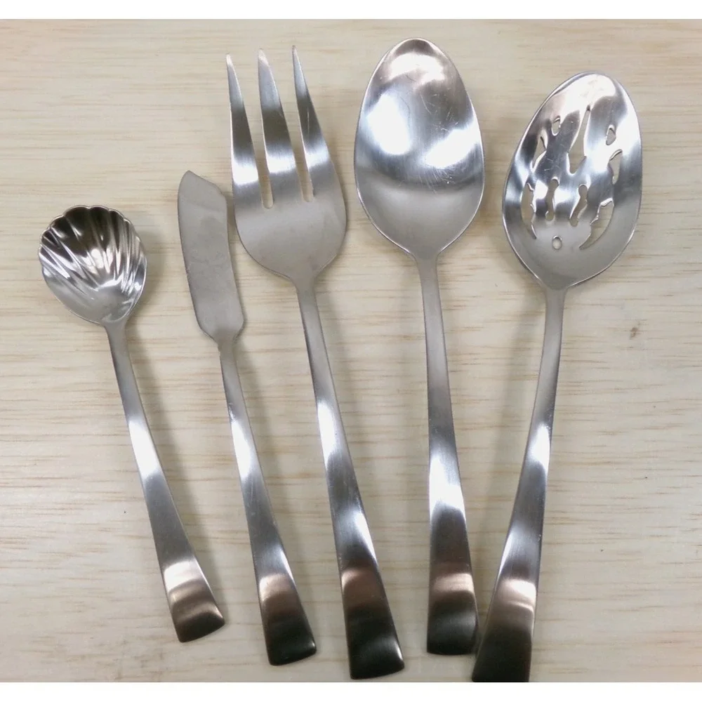 Zwilling J A Henckels Bellasera 18/10 Stainless Serving Pieces Satin Lot of 5