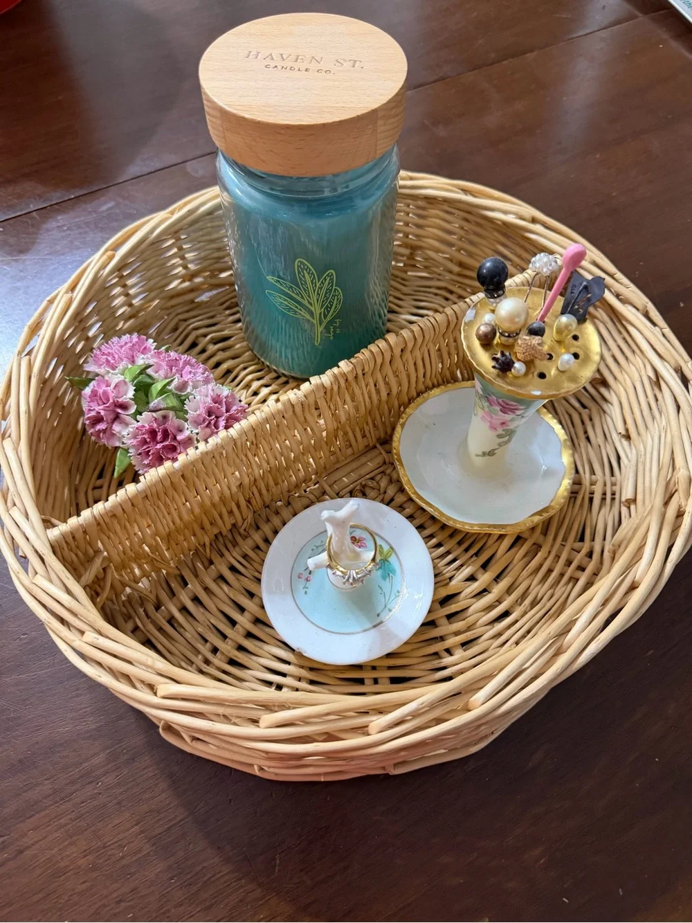 The Unbranded Brand basket 12” displaying