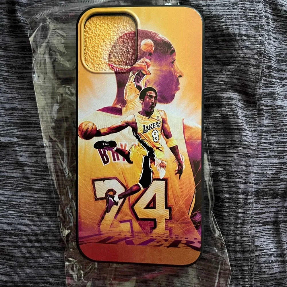 New iPhone 12 Kobe Bryant Black Mamba LA Lakers Tribute Phone Case Cover